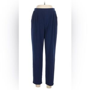 Leith navy blue dressy pull on pants xs